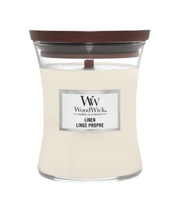 Woodwick Linen Świeca